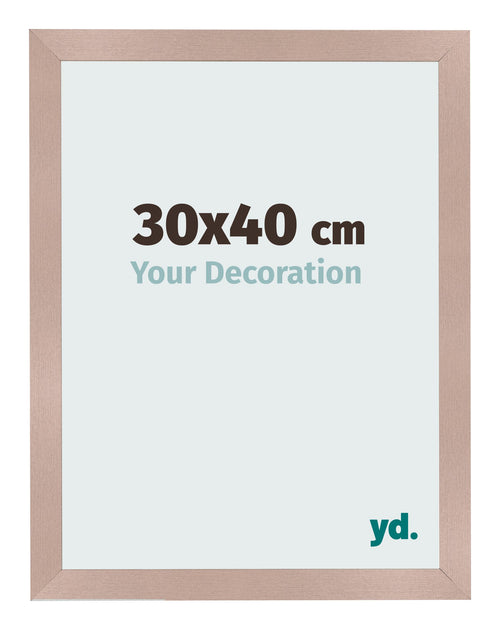 Fotolijst 30x40 cm Oudroze MDF Bologna Voorzijde Maat | Yourdecoration.nl