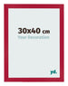 Fotolijst 30x40cm Rood MDF Bologna Voorzijde Maat | Yourdecoration.nl