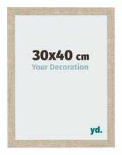 Fotolijst 30x40cm Sonoma Eiken MDF Bologna Voorzijde Maat | Yourdecoration.nl