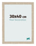 Fotolijst 30x40cm Sonoma Eiken MDF Bologna Voorzijde Maat | Yourdecoration.nl