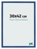 Fotolijst 30x42 cm Donkerblauw MDF Bologna Voorzijde Maat | Yourdecoration.nl