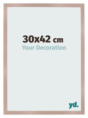 Fotolijst 30x42 cm Oudroze MDF Bologna Voorzijde Maat | Yourdecoration.nl