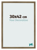 Fotolijst 30x42cm Brons Decor MDF Bologna Voorzijde Maat | Yourdecoration.nl