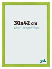 Fotolijst 30x42cm Groen MDF Pisa Voorzijde Maat | Yourdecoration.nl