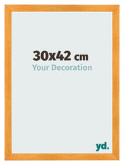 Fotolijst 30x42cm Oranje MDF Pisa Voorzijde Maat | Yourdecoration.nl