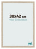 Fotolijst 30x42cm Sonoma Eiken MDF Bologna Voorzijde Maat | Yourdecoration.nl