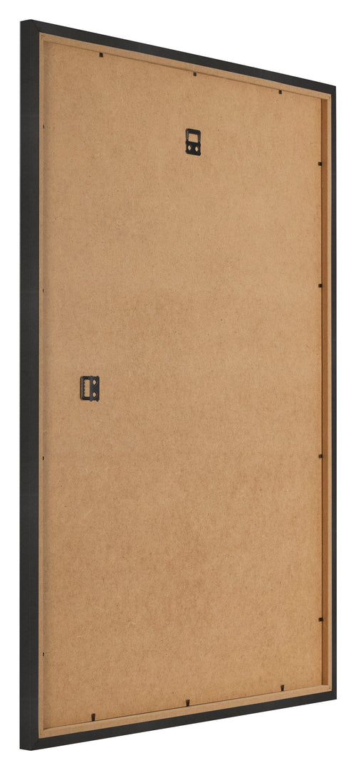 Fotolijst 30x42cm Zwart Mat MDF Bologna Achterzijde Schuin | Yourdecoration.nl