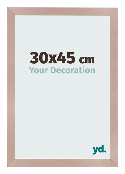 Fotolijst 30x45 cm Oudroze MDF Bologna Voorzijde Maat | Yourdecoration.nl