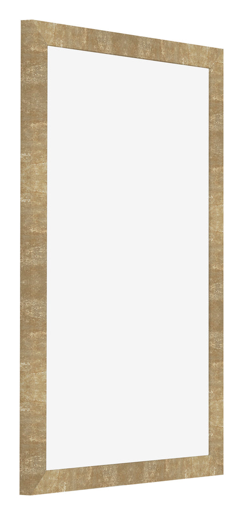 Fotolijst 30x45cm Goud Antiek MDF Bologna Voorzijde Schuin | Yourdecoration.nl
