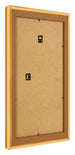 Fotolijst 30x45cm Goud Mat MDF Lazio Achterzijde Schuin | Yourdecoration.nl