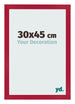 Fotolijst 30x45cm Rood MDF Bologna Voorzijde Maat | Yourdecoration.nl