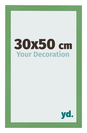 Fotolijst 30x50 cm Groen MDF Bologna Voorzijde Maat | Yourdecoration.nl