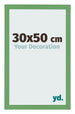 Fotolijst 30x50 cm Groen MDF Bologna Voorzijde Maat | Yourdecoration.nl