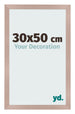 Fotolijst 30x50 cm Oudroze MDF Bologna Voorzijde Maat | Yourdecoration.nl