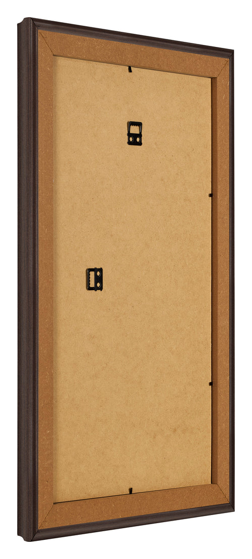 Fotolijst 30x50cm Eiken Donker MDF Lazio Achterzijde Schuin | Yourdecoration.nl