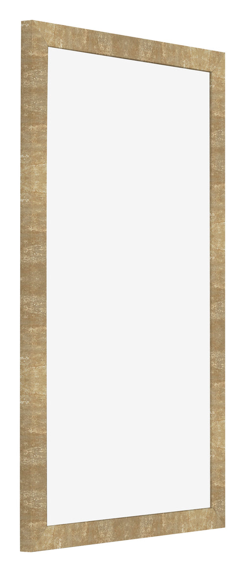 Fotolijst 30x50cm Goud Antiek MDF Bologna Voorzijde Schuin | Yourdecoration.nl