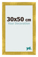 Fotolijst 30x50cm Goud Vintage MDF Pisa Voorzijde Maat | Yourdecoration.nl