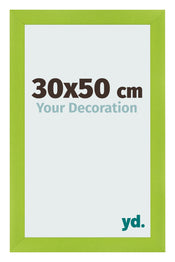 Fotolijst 30x50cm Groen MDF Pisa Voorzijde Maat | Yourdecoration.nl