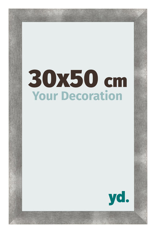 Fotolijst 30x50cm Metaal Vintage MDF Pisa Voorzijde Maat | Yourdecoration.nl