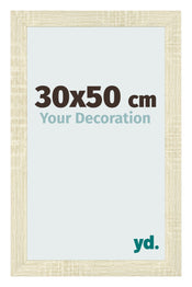Fotolijst 30x50cm Sonoma Eiken MDF Pisa Voorzijde Maat | Yourdecoration.nl