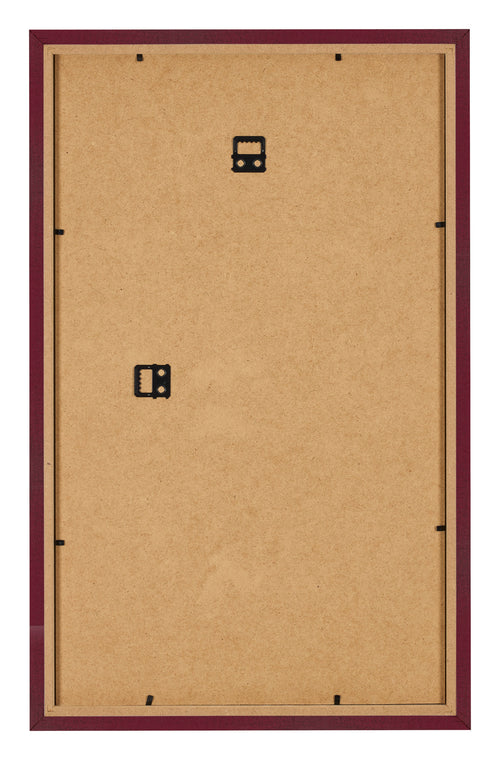 Fotolijst 30x50cm Wijnrood Geveegd MDF Bologna Achterzijde | Yourdecoration.nl