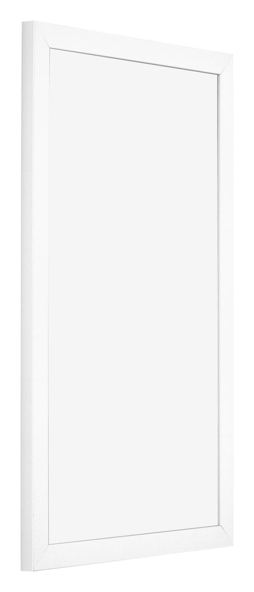 Fotolijst 30x50cm Wit Mat MDF Bologna Voorzijde Schuin | Yourdecoration.nl