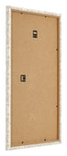 Fotolijst 30x50cm Wit Vintage MDF Bologna Achterzijde Schuin | Yourdecoration.nl