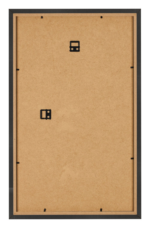 Fotolijst 30x50cm Zwart Mat MDF Bologna Achterzijde | Yourdecoration.nl