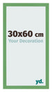 Fotolijst 30x60 cm Groen MDF Bologna Voorzijde Maat | Yourdecoration.nl