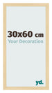 Fotolijst 30x60cm Beuken Decor MDF Bologna Voorzijde Maat | Yourdecoration.nl