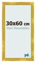 Fotolijst 30x60cm Goud Vintage MDF Pisa Voorzijde Maat | Yourdecoration.nl