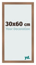 Fotolijst 30x60cm Koper Decor MDF Bologna Voorzijde Maat | Yourdecoration.nl