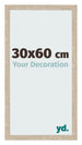 Fotolijst 30x60cm Sonoma Eiken MDF Bologna Voorzijde Maat | Yourdecoration.nl