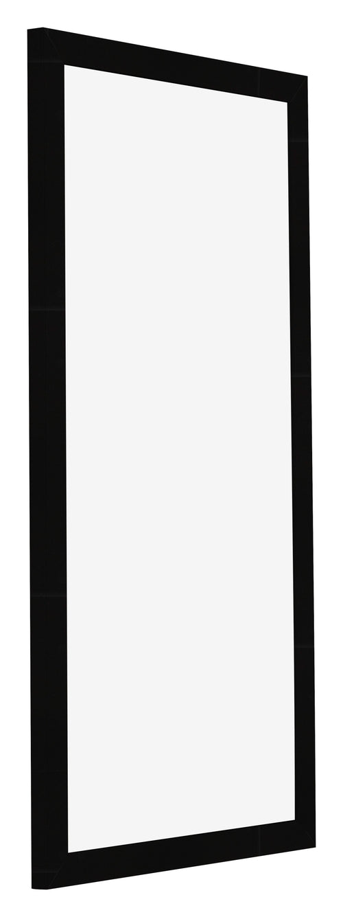 Fotolijst 30x60cm Zwart Hoogglans MDF Bologna Voorzijde Schuin | Yourdecoration.nl