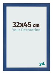 Fotolijst 32x45 cm Donkerblauw MDF Bologna Voorzijde Maat | Yourdecoration.nl