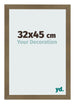 Fotolijst 32x45cm Brons Decor MDF Bologna Voorzijde Maat | Yourdecoration.nl
