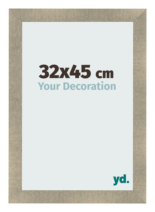Fotolijst 32x45cm Goud Antiek MDF Pisa Voorzijde Maat | Yourdecoration.nl