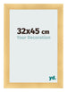 Fotolijst 32x45cm Goud Mat MDF Pisa Voorzijde Maat | Yourdecoration.nl
