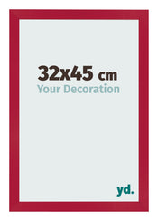 Fotolijst 32x45cm Rood MDF Bologna Voorzijde Maat | Yourdecoration.nl