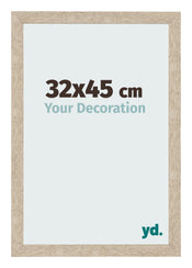 Fotolijst 32x45cm Sonoma Eiken MDF Bologna Voorzijde Maat | Yourdecoration.nl