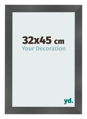 Fotolijst 32x45cm Zwart Mat MDF Pisa Voorzijde Maat | Yourdecoration.nl