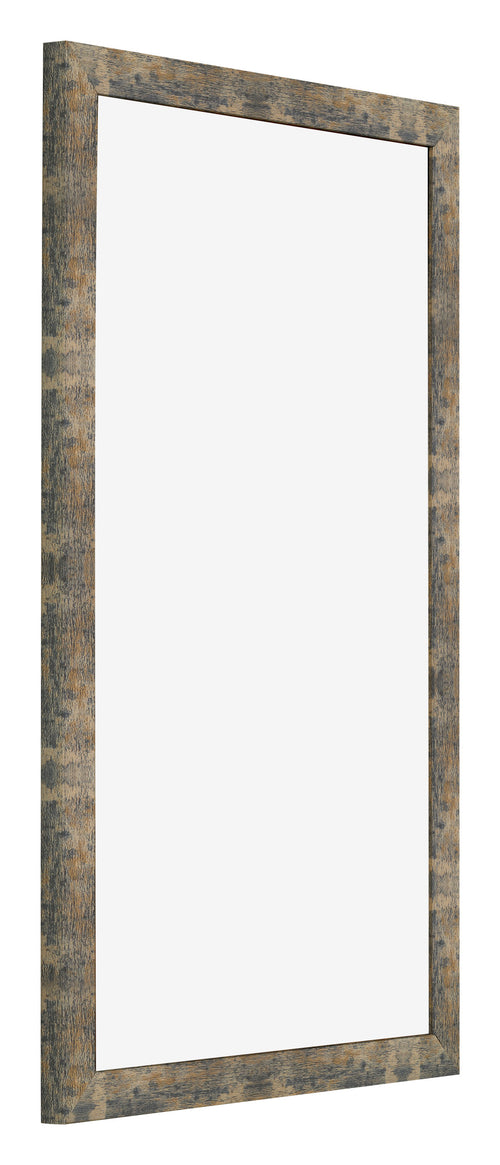 Fotolijst 33x48cm Blauw Goud Gemeleerd MDF Bologna Voorzijde Schuin | Yourdecoration.nl