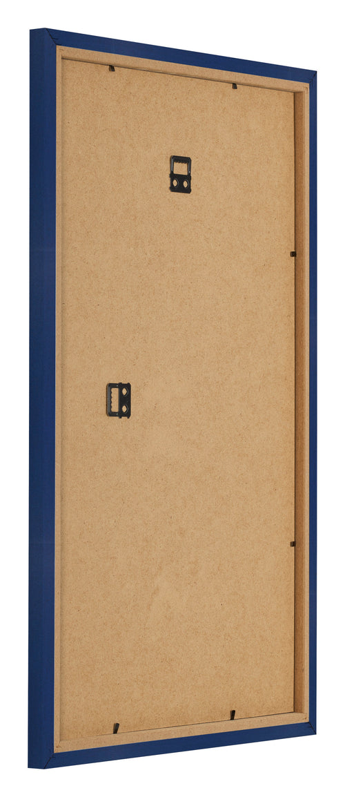 Fotolijst 33x48cm Donkerblauw Geveegd MDF Bologna Achterzijde Schuin | Yourdecoration.nl