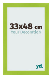 Fotolijst 33x48cm Groen MDF Pisa Voorzijde Maat | Yourdecoration.nl