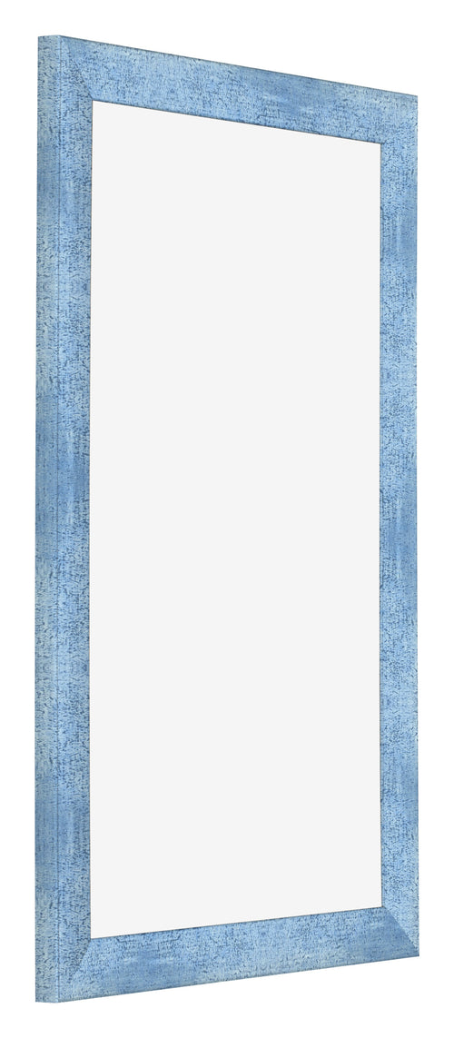 Fotolijst 33x48cm Helder Blauw Geveegd MDF Pisa Voorzijde Schuin | Yourdecoration.nl