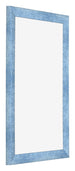 Fotolijst 33x48cm Helder Blauw Geveegd MDF Pisa Voorzijde Schuin | Yourdecoration.nl