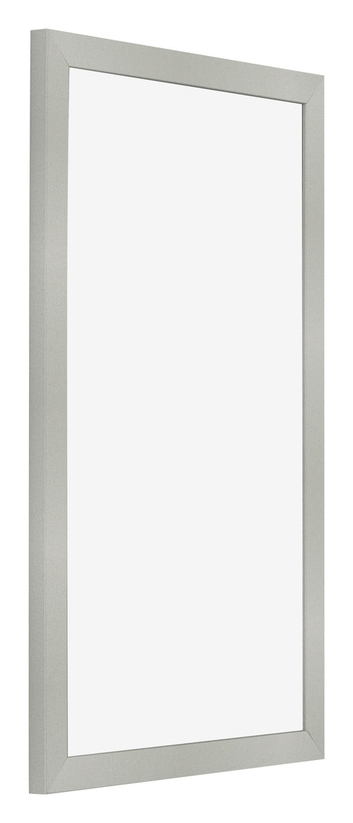 Fotolijst 33x48cm Zilver Mat MDF Bologna Voorzijde Schuin | Yourdecoration.nl