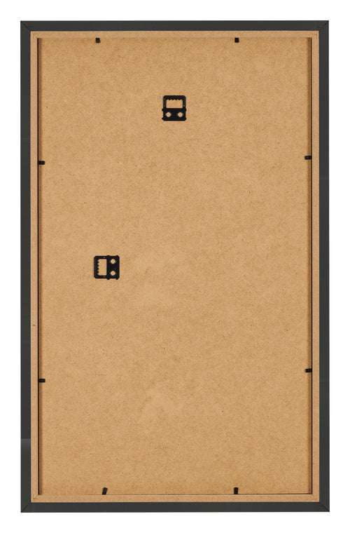 Fotolijst 33x48cm Zwart Houtnerf MDF Bologna Achterzijde | Yourdecoration.nl