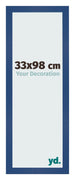 Fotolijst 33x98 cm Donkerblauw MDF Bologna Voorzijde Maat | Yourdecoration.nl