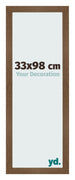 Fotolijst 33x98 cm Eiken Rustiek MDF Bologna Voorzijde Maat | Yourdecoration.nl